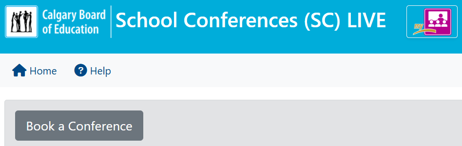 Book a Conference Button