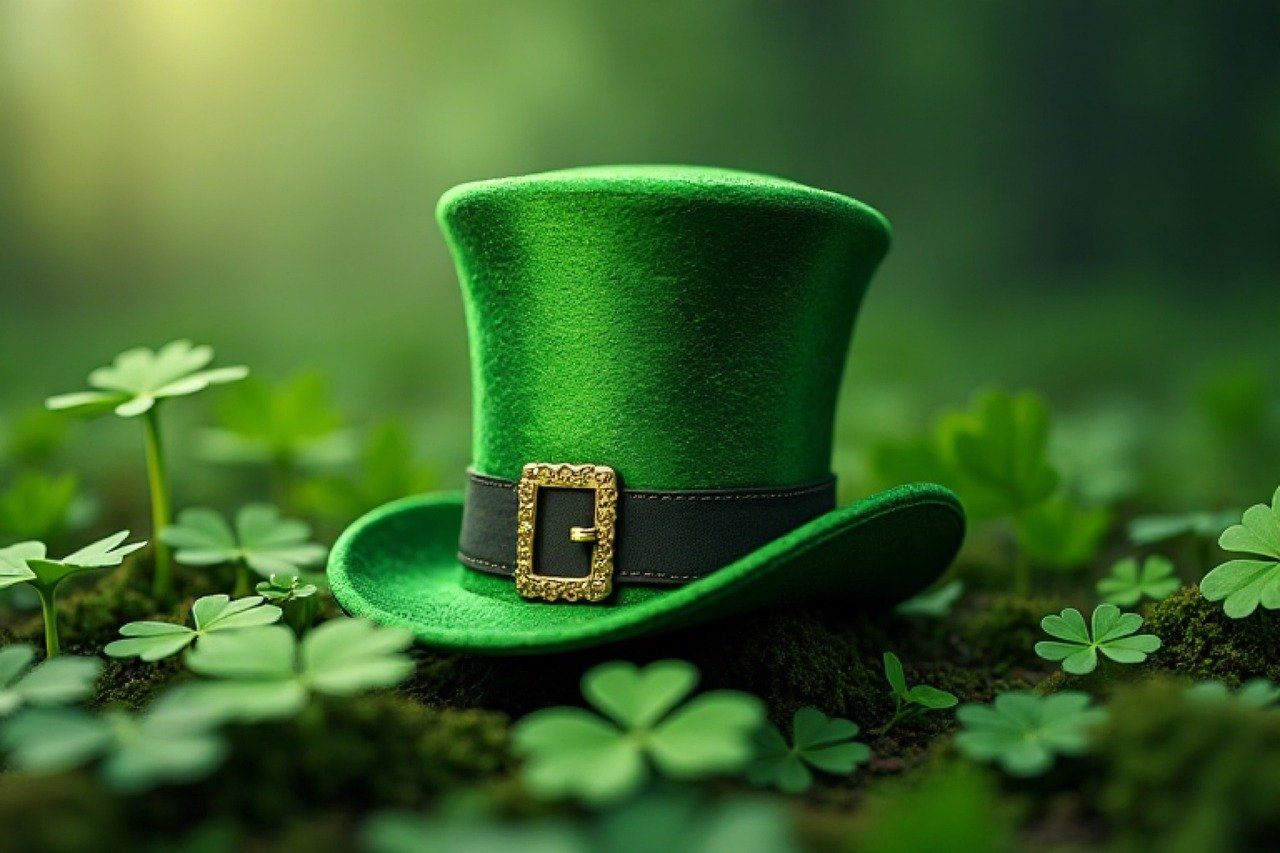 St. Patricks Day, Hat, Shamrocks, Spirit Day, Wear Green