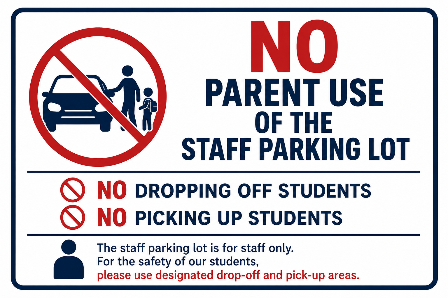 Staff Parking Lot